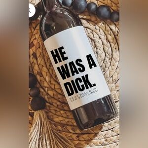 Wine/Bootle Label, Breakup Wine Label